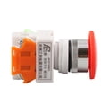 thumbnail image 2 of Seitruly Tapa de hongo rojo Interruptor de botón de parada de emergencia AC 10A Equipo de interruptor Elevador Enganche Autobloqueo Type3, 2 of 6