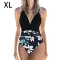 thumbnail image 2 of Naiovety Traje de baño de mujer Traje de baño de moda Traje de baño de moda Verde + Flor blanca S Deportes acuáticos Negro+Flor Negra SG Naiovety OD021064-14, 2 of 6