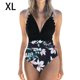 thumbnail image 2 of Naiovety Traje de baño de mujer Traje de baño de moda Traje de baño de moda Verde + Flor blanca S Deportes acuáticos Negro+Flor Negra SG Naiovety OD021064-14, 2 of 6