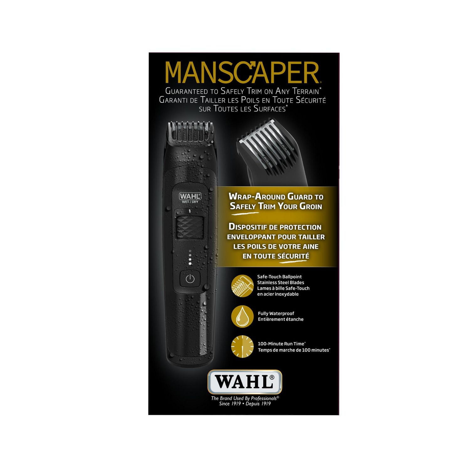 Tondeuse de finition pour le corps Manscaper avec pile lithium-ion - Modèle 3217