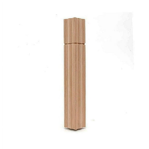 Leg Daddy 9-5/16" Unfinished Molded Left Sofa Leg, Set of 4