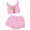 thumbnail image 4 of Pajamas for Women – Home Loungewear Set Women's Christmas Printing Two Piece Set Tank Top And Shorts Comfortable Sleepwear And Loungewear Outfit, 4 of 4