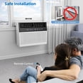 thumbnail image 4 of FREE VILLAGE 10,000 BTU U-Shaped Window Air Conditioner Unit Cools up to 450 Sq.Ft.with 6 Modes 24H Timer,Ultra Quiet Window AC Units with Full Window View,Energy Saving,Easy to Install,Black, 4 of 7