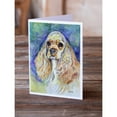 thumbnail image 2 of Buff Cocker Spaniel Greeting Cards and Envelopes Pack of 8, 2 of 2
