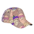 thumbnail image 2 of Wukai Cute Lamas Baseball Cap: Comfortable, Stylish, and Adjustable Hat for Sports, Daily Wear, and Outdoor Activities-One Size, 2 of 7