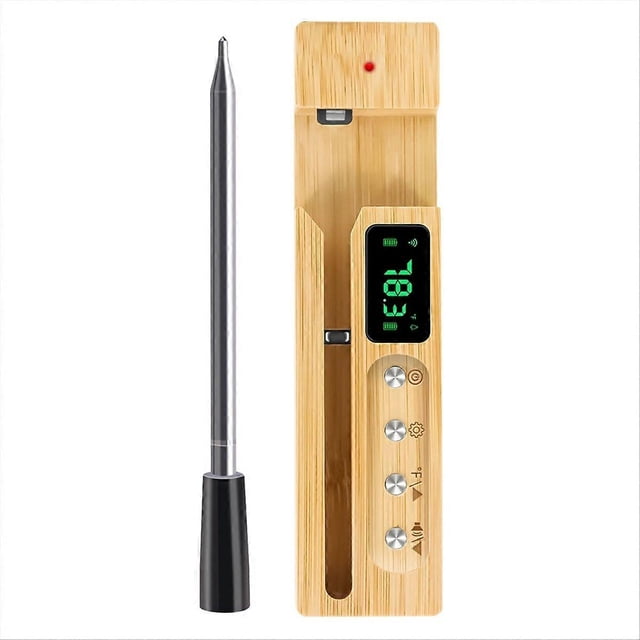 Food Thermometer with Wireless Probe