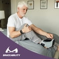 thumbnail image 6 of BraceAbility Plantar Fasciitis Night Splint Sock for Foot Pain Relief, Adjustable Dorsiflexion, Black, Medium, 6 of 11