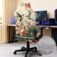 thumbnail image 4 of Yuyamidu Hummingbird Computer Chair Cover 4 Piece Gaming Chair Cover with Armrest Covers Stretchable Elastic for Pet Protection for Reclining Racing Gaming Game Chairs, 4 of 7
