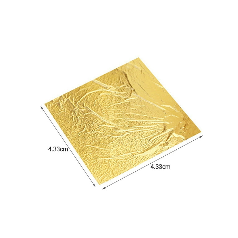 10Pcs 24K Gold Foil Edible Gold Leaf Sheets For DIY Cake Decoration Arts  Cra_bi