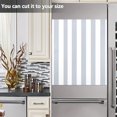 thumbnail image 4 of Dailycode Dishwasher Magnet Cover Magnetic Fridge Door Cover Home Kitchen Decor, Sky Gray and White Stripes, 23"x 26", 4 of 6