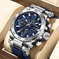thumbnail image 2 of Relojes militares Foxbox de lujo para hombre azul, 2 of 7
