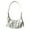 White, variant on Elegant Bows Shoulder Bag Crossbody Purse with Adjustable Strap Lightweight Underarm Purses Spacious Women's Handbag