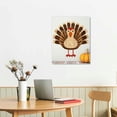 thumbnail image 2 of Creowell 16x20in Canvas Wall Art Picture for Living Room Bedroom Thanksgiving Turkey Canvas Wall Art 16x20in, 2 of 3