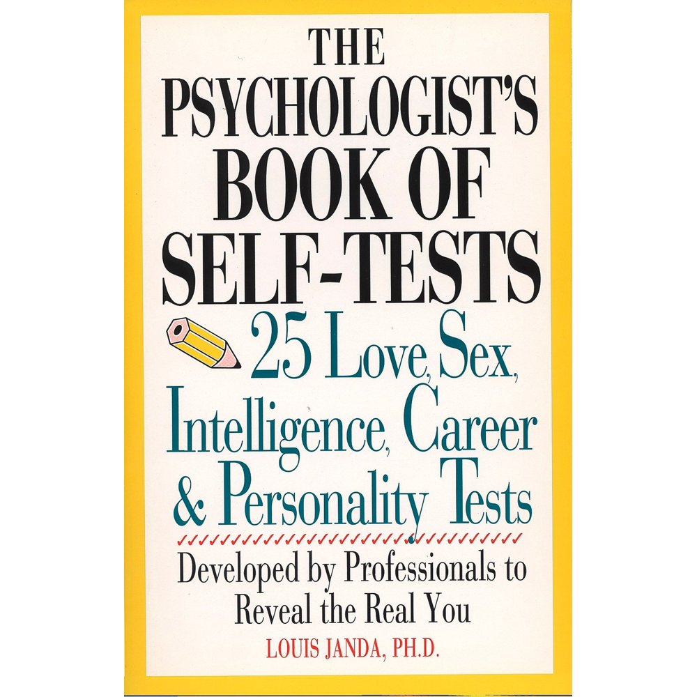Perigee The Psychologist S Book Of Self Tests 25 Love Sex