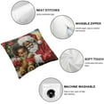 thumbnail image 5 of BANET Black Santas Throw Pillow Covers African American Santa Claus and Cushion Couch Cover for Living Room, Christmas Cat Pillowcase Short Plush 20x20in, 5 of 6