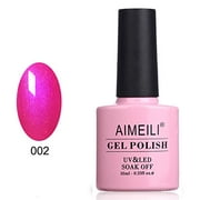 AIMEILI Soak Off UV LED Gel Nail Polish - Tutti Fruiti (002) 10ml