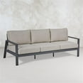 thumbnail image 2 of Real Flame Aegean Aluminum Outdoor 3-Seat Sofa with Cushions in Slate Gray/Tan, 2 of 7