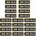 thumbnail image 1 of Aolamegs Juego De Pegatinas De Vinilo Para Latas De Munición, Etiquetas Adhesivas Para Cajas De Latas, .22, .223, .308, 9 Mm, .380, .45, 5,56, 7,62, 12Ga, 300Blk (20 Unidades/300Blk), 1 of 5