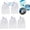 white, variant on Pool Supply Fine Mesh Filter Bags,Swimming Pool Leaf Vacuum Cleaner Replacement,for Leaf Vacuum Pool Cleaners, 5Pack Replacement Net Bags Lock Cord, Holds Leaves & Debris,Universal 13x 8in