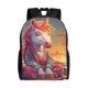 thumbnail image 1 of Fotbe Meditating Cute Horse Mochila de Viaje para Laptop, Mochila Ejecutiva Delgada y Resistente 15.6", 1 of 8