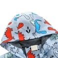 thumbnail image 4 of XBASW Toddler Kids Boys Girls Hooded Raincoat Cartoon Printing Windbreaker Jacket Baby Spring Fall Rain Coat 2-7T, 4 of 8