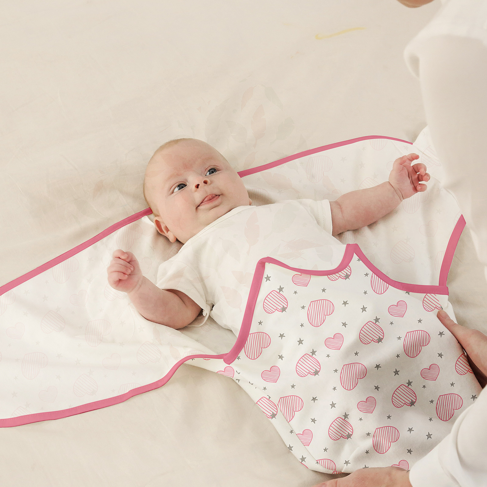 Gllquen Baby Swaddle Blankets for Baby Boy Girl, 0-3 Months Infant Swaddling Sleep Sack, 3 Pack Wrap Set, Newborn Adjustable Swaddle (Small/Medium) - image 2 of 8