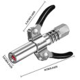 thumbnail image 3 of Heavy-Duty Quick Release Grease Coupler with 30cm Hose & Nozzle, 10000psi High Pressure Fitting (2-Pack), 3 of 5