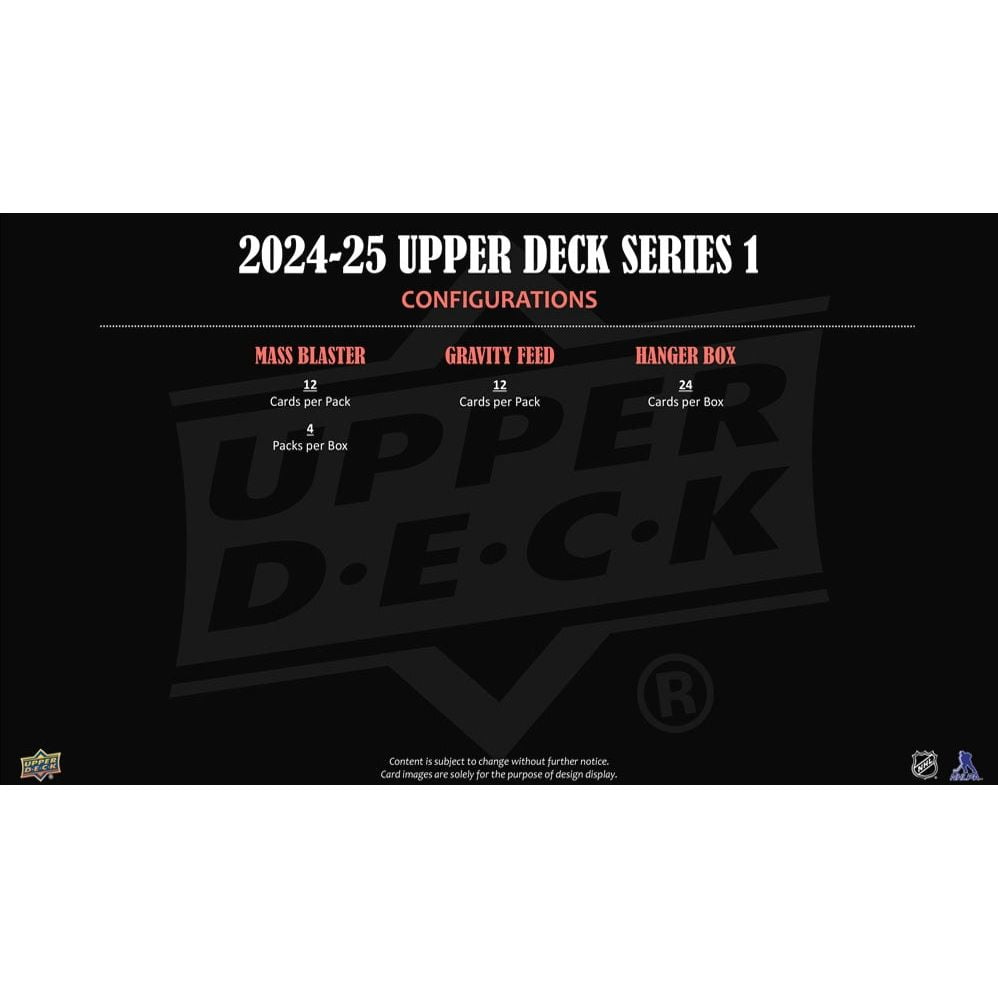 2024-25 Upper Deck Series 1 Hockey Cards (Tin)