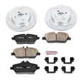 thumbnail image 3 of PowerStop Front Z23 Evolution Sport Carbon-Fiber Ceramic Brake Pad and Drilled & Slotted Rotor Kit Fits: MINI COOPER Select Models K6739, 3 of 10