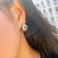 thumbnail image 6 of Mystical Topaz Rainbow Drop Earrings Stud CZ Women Silver Plated Fashion Jewelry, 6 of 9