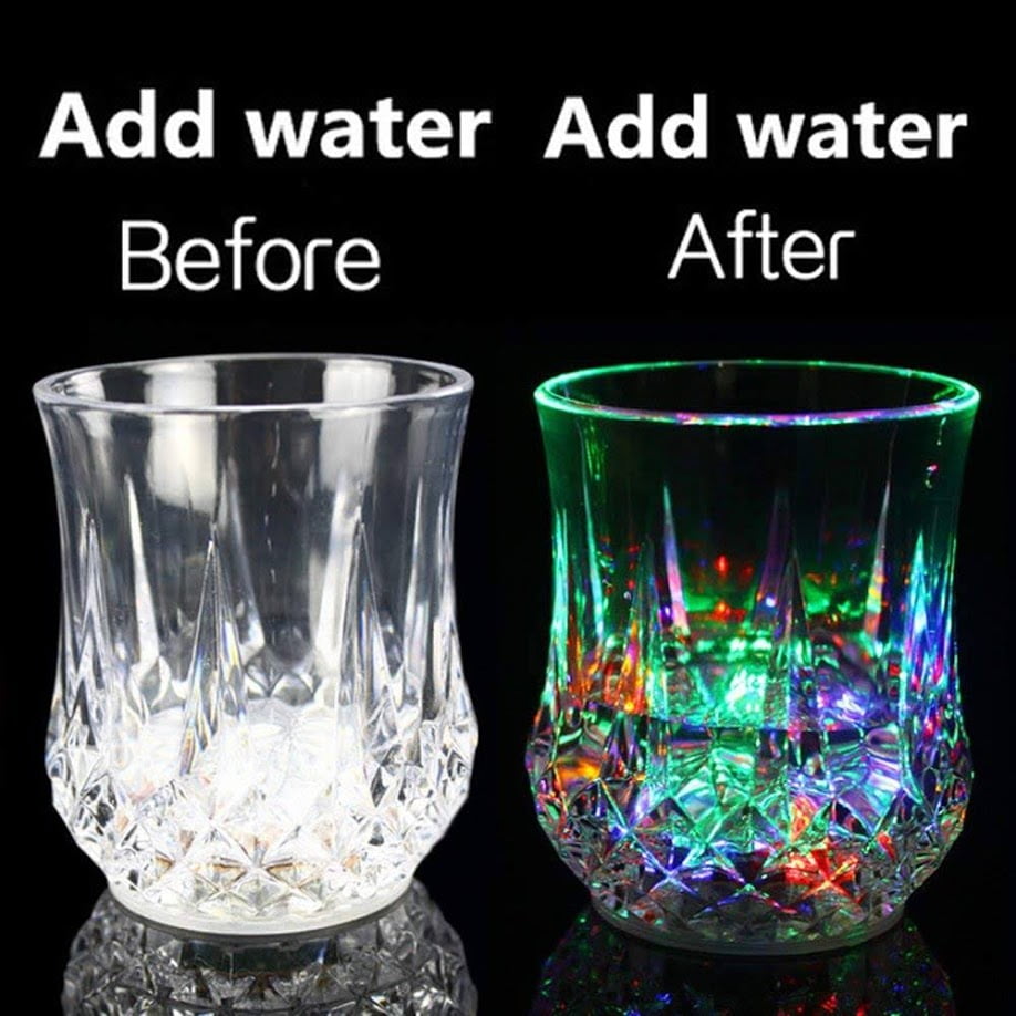 glass drinkware sets Led Light Up GlassesHalloween Gifts, Automatic