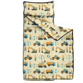 thumbnail image 2 of Excavator and Construction Worker Teens Toddler Nap Mat with Pillow, Sleeping Mat Bag for Preschool Daycare 51"x22", 2 of 6