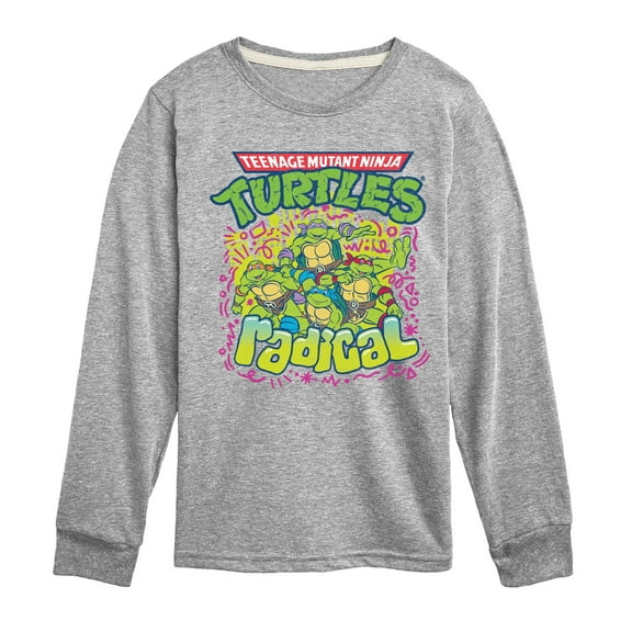 Teenage Mutant Ninja Turtles - 90s Logo - Toddler & Youth Long Sleeve Graphic T-Shirt
