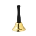 thumbnail image 4 of Hand Bell Metal Tea Bell Silver & Gold Ringing Hand HO Lot D3 For Christmas, 4 of 8