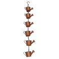 thumbnail image 2 of Kettle Rain Chain Elegant Stable Metal Hanging Kettle Rain Chain for Garden Artwork Decoration, 2 of 5