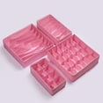thumbnail image 4 of 4pcs Underwear Bra Storage Box Clothes Organizers Panties Socks Compartment Storage Boxes for Wardrobe Drawer Bedroom, 4 of 16