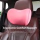 thumbnail image 4 of Almohada cervical de espuma viscoelástica para reposacabezas de coche | Almohada de viaje ergonómica y supersuave con funda extraíble y transpirable | Sujeta el cuello y la espalda de conductores y, 4 of 9