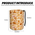 thumbnail image 3 of Honeii Various Bread Print Waterproof Car Trash Can,Waterproof Portable Collapsible Trash Can,Garbage Container fits Most Cars,SUVs,and Trucks, 3 of 7