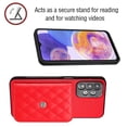 thumbnail image 6 of Allytech Galaxy A23 4G Wallet Case with Shoulder Strap, Luxury PU Leather RFID Blocking Protectve Anti-Scratch Bumper Cards Slots Magnetic Closure Phone Case Cover for Samsung Galaxy A23 4G, Red, 6 of 9