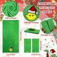 thumbnail image 3 of 3PACK Christmas Hand Towels Bathroom Set - Christmas Green Kitchen Hands Towels and Bathroom Towels for Shower Drying Cleaning Cooking, 3 of 7