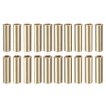 thumbnail image 1 of Unique Bargains 20Pack 25mm Alloy Cord End Lock Rope Fastener End Stoppers for Lanyard, Gold, 1 of 6