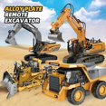 thumbnail image 2 of Véhicule de Construction Télécommandé Modèle Jouet Voiture Grande Excavatrice Bulldozer en Alliage, 2 of 4