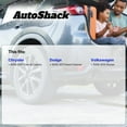thumbnail image 3 of AutoShack Front Vented Brake Rotors + Premium Ceramic Pads + Hub Bearing Assembly 8-PC Brake Kit Replacement for 2008-2011 Dodge Grand Caravan 2008-2011 Chrysler Town & Country 11.89" (302 mm), 3 of 5