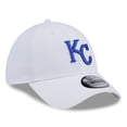 thumbnail image 3 of Men's New Era White Kansas City Royals 39THIRTY Flex Hat, 3 of 6