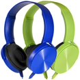 thumbnail image 1 of Wensdo Auriculares para niños, paquete de 2 para estudiantes de aula, duraderos, cómodos y giratorios con cable para aprendizaje en línea, sonido estéreo de ruido, conector de 3,5 mm para Chromebook,, 1 of 5