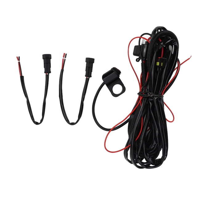 Handlebar Controller Switch, High Strength Fog Light Switch Harness Easy Installation Reliable For ATV For Motorcycle 1.6M/1.75yd