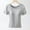 A_ Gray, variant on Olyvenn Stylish Women's Short Sleeve T-Shirts Low Scoop Neck Slim Fitted Ribbed Knit Casual Longer Crop Top Gym Yoga Workout Tees White L