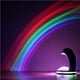 thumbnail image 4 of Wosthever Proyector de luz nocturna recargable USB Dolphin Rainbow, lámpara de proyección colorida para dormitorio, fiesta ajustable, funciona Iluminación navideña, 4 of 6