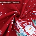 thumbnail image 4 of Christmas Snowman Tablecloth - Waterproof Merry Xmas Table Cloth for Kitchen, Dining, Holiday Party - Winter Decor 60x102 Inch Rectangle, 4 of 7