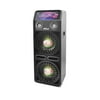 Disco Jam 2 Passive PA Speaker System, Flashing DJ Lights, Dual 10-Inch Woofers, Dual 3-Inch Tweeters, 1200 Watt (Works with Active Speaker Model: PSUFM1068BT)